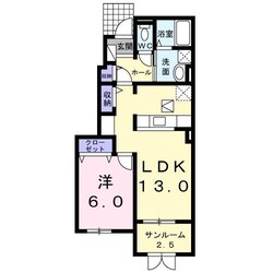 サンライズ　スクエアIIの物件間取画像